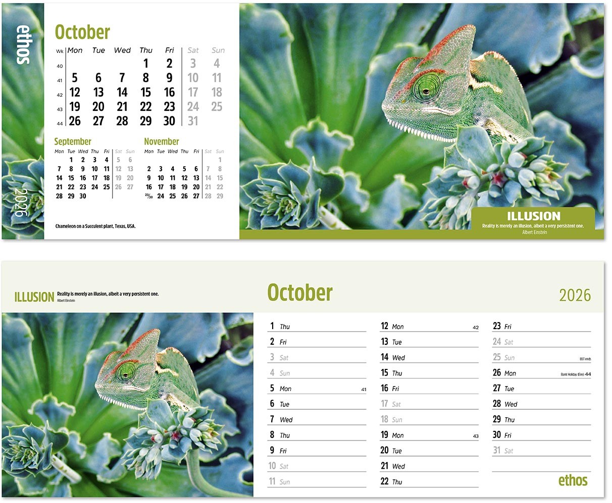 Ethos Desk Calendar