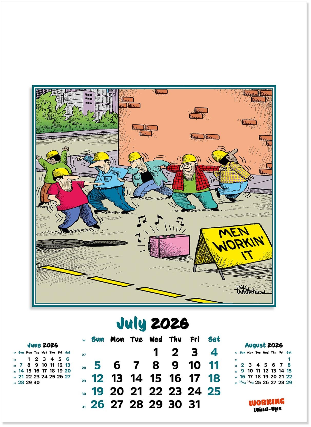 Working Wind-Ups Wall Calendar