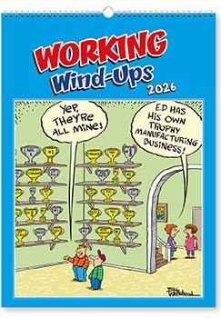 Working Wind-Ups Wall Calendar