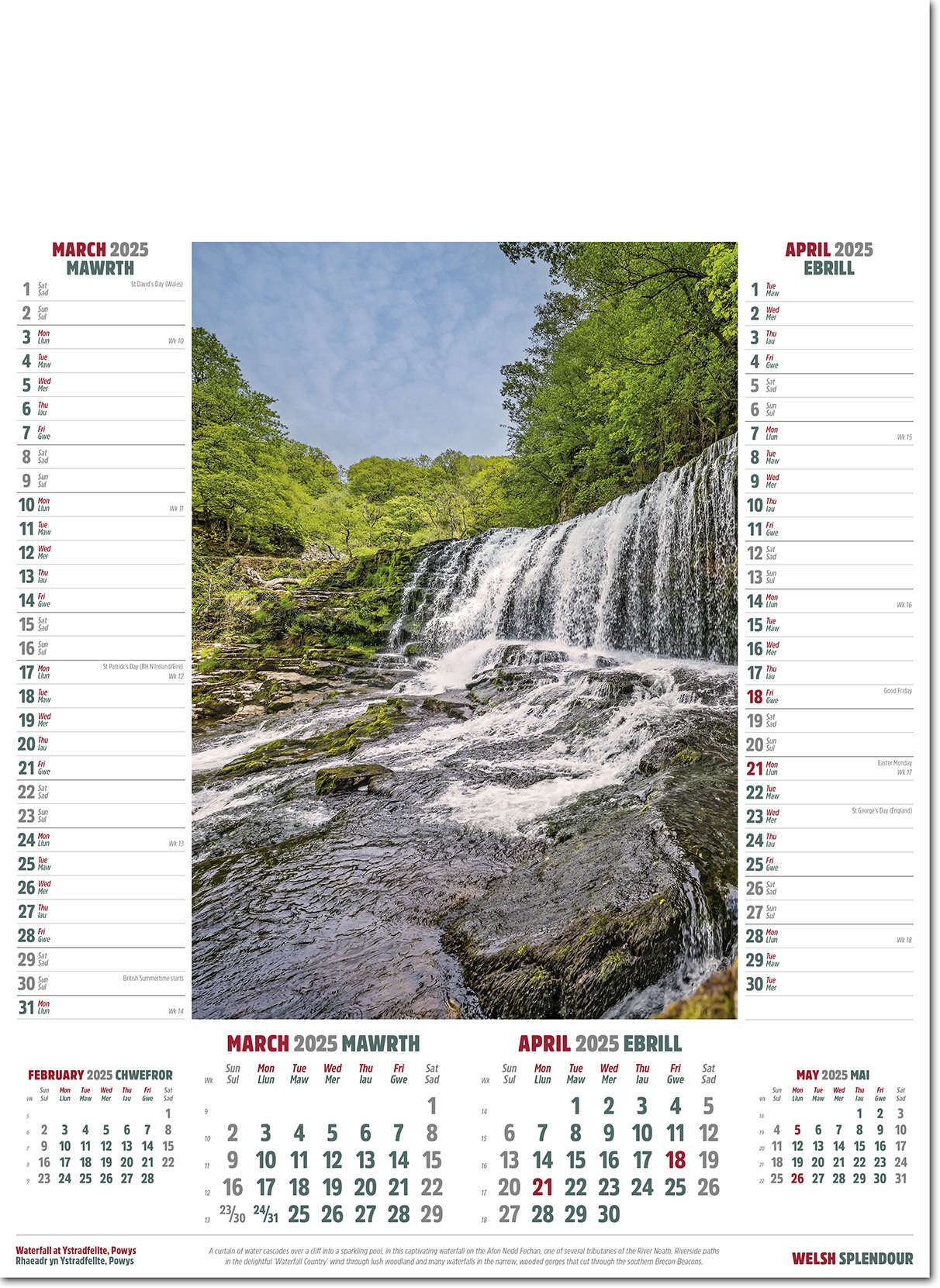 Welsh Splendour Calendar