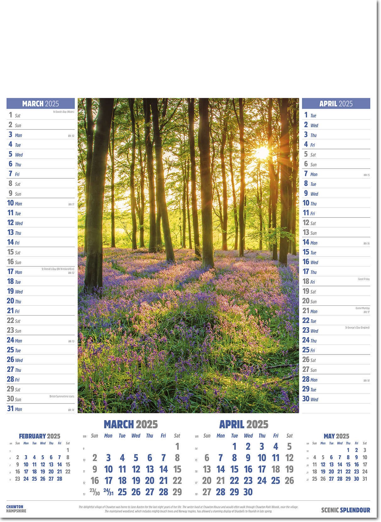 Scenic Splendour Calendar