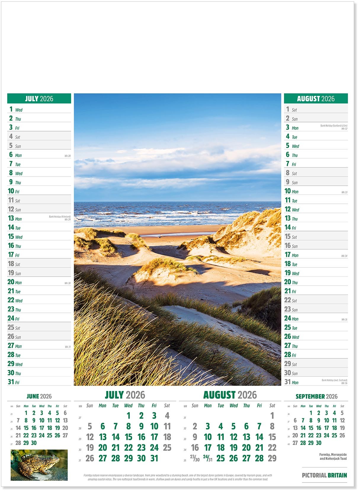Pictorial Britain Calendar