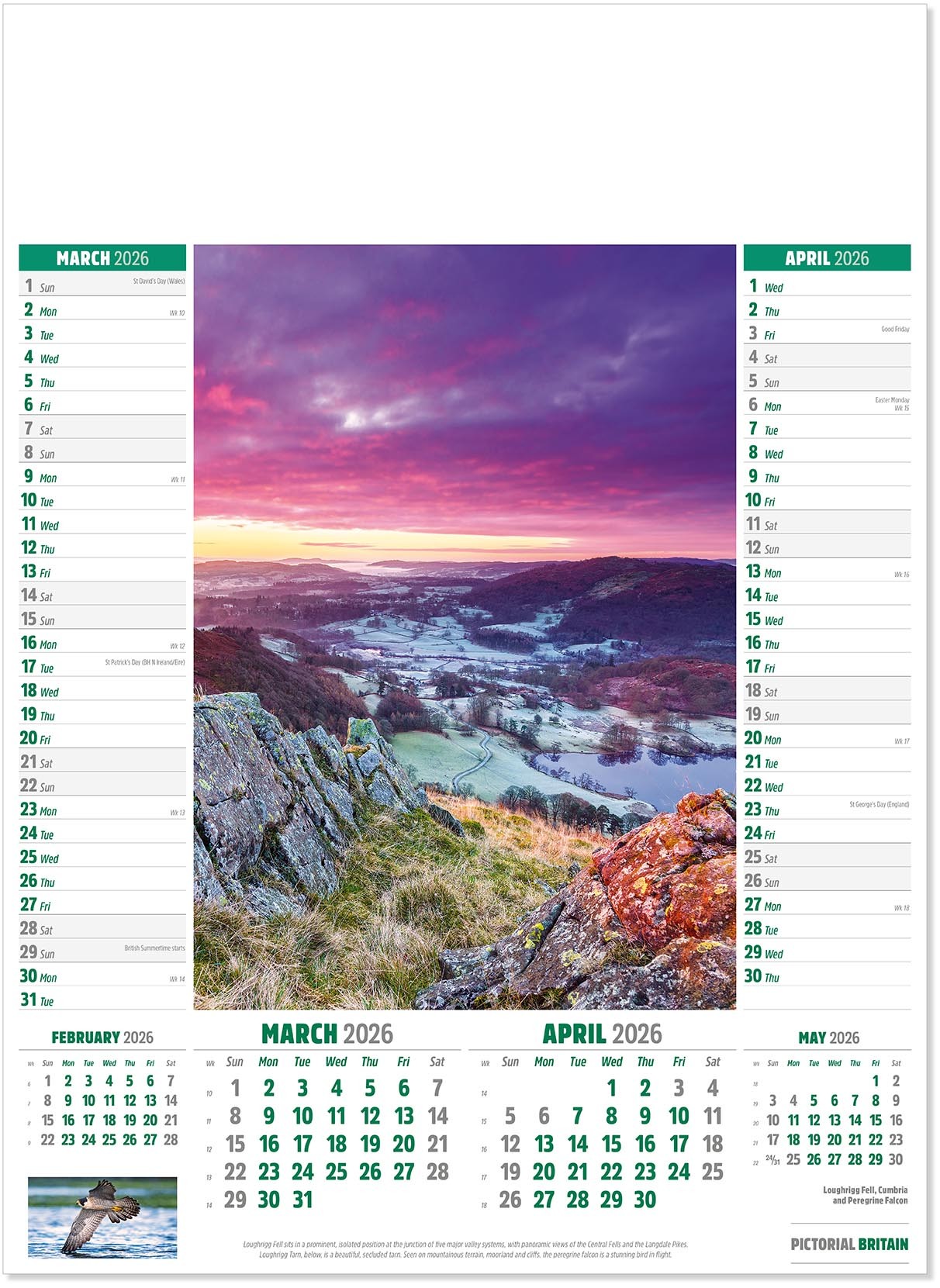 Pictorial Britain Calendar